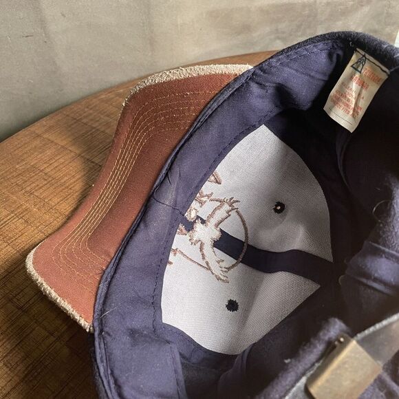Alaska Hat Cap The Last Frontier Embroidered Eagle Black With Brown Suede Bill - Picture 3 of 4